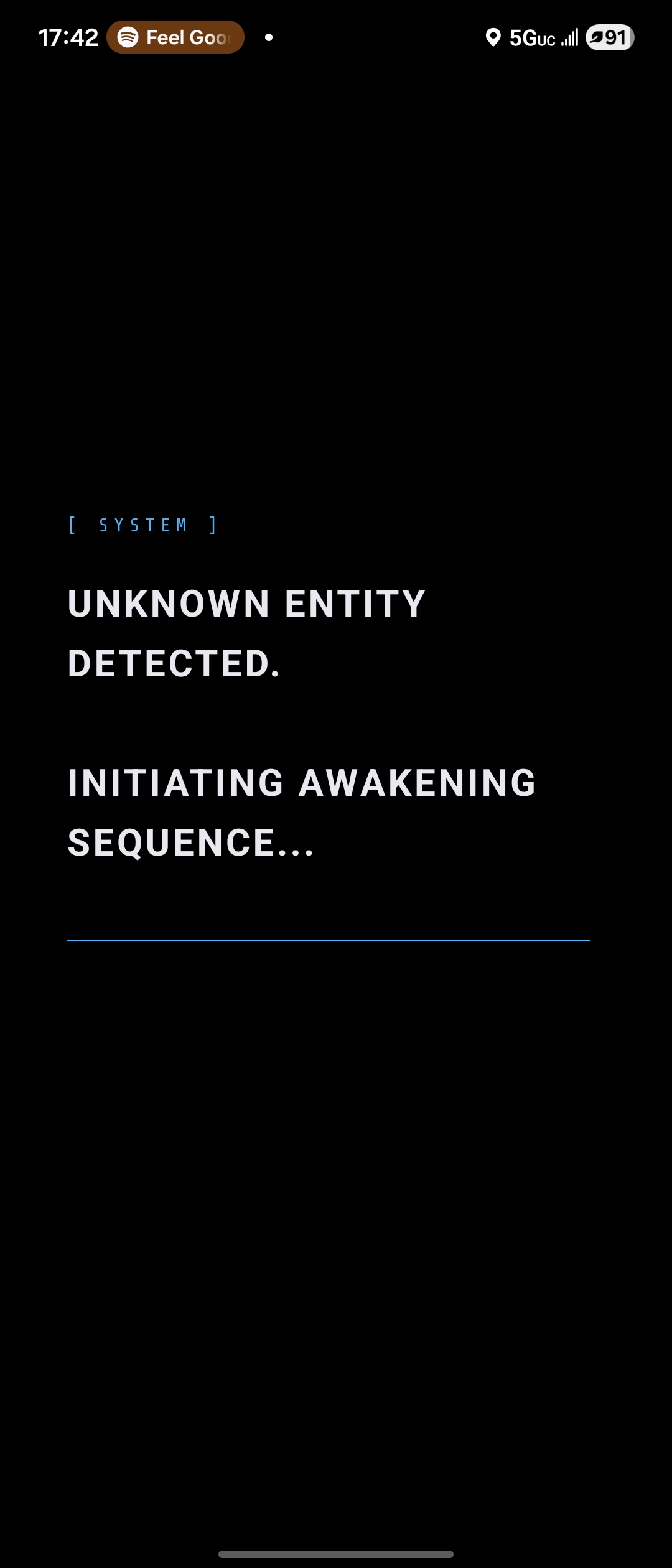 MONARCH Awakening — cinematic arise sequence