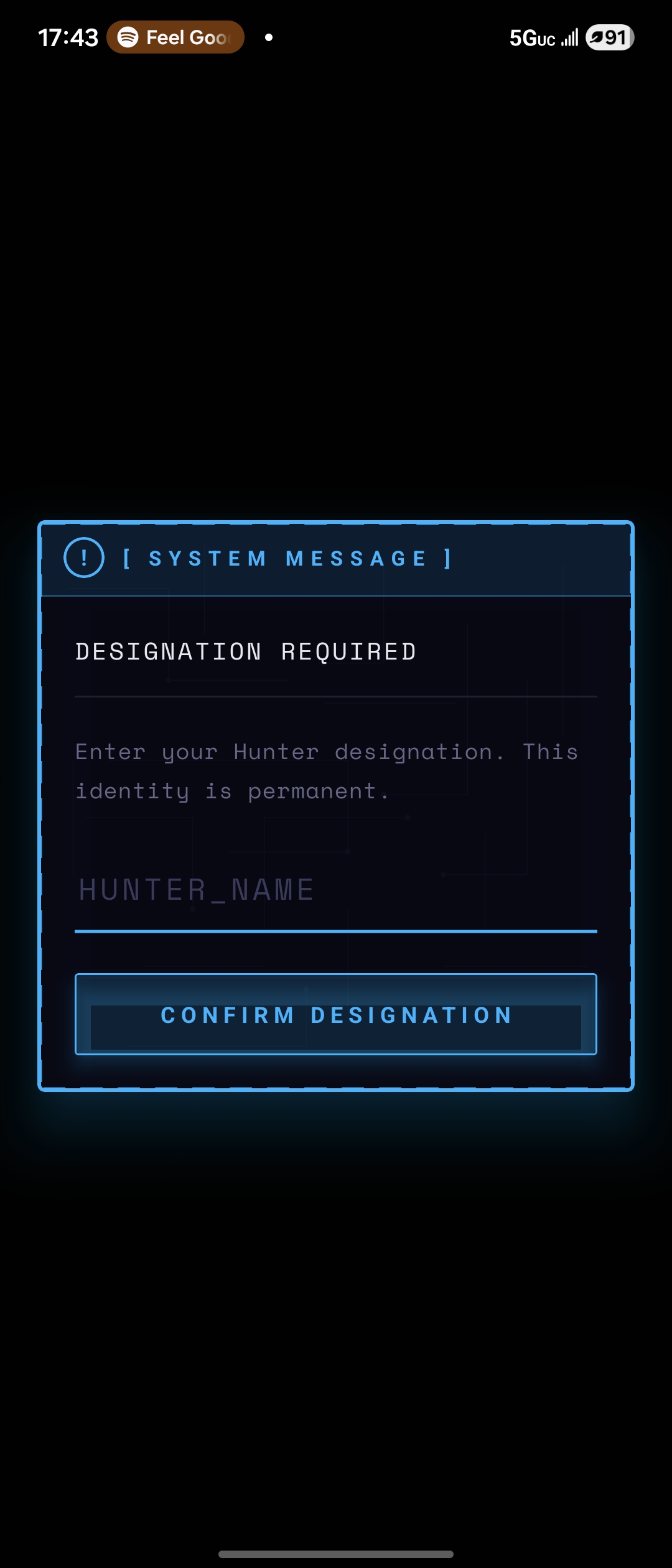 MONARCH Designation — hunter rank assignment