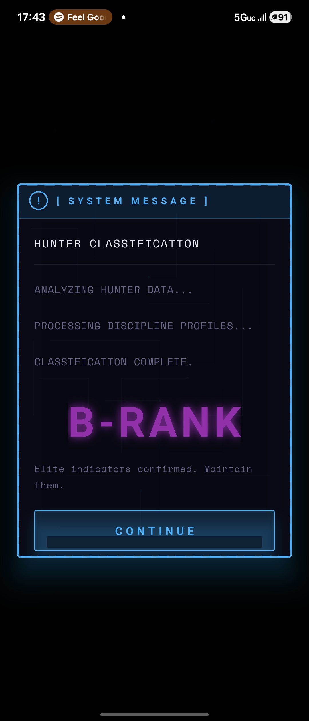 MONARCH Rank Classification — E through S rank system